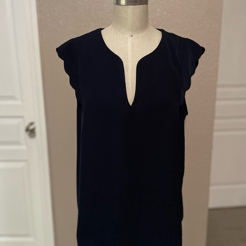 Chic Midnight Blue Women's Blouse